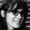 Portrait noir et blanc N°5 de l’actrice Anne Parillaud, photographié en janvier 2001. Tirage d’art en édition limitée, numérotée et signée. Détail