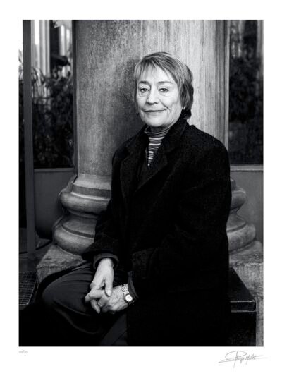 Portrait noir et blanc N°7 de l’actrice Annie Girardot, photographié en mars 2000. Tirage d’art en édition limitée, numérotée et signée.
