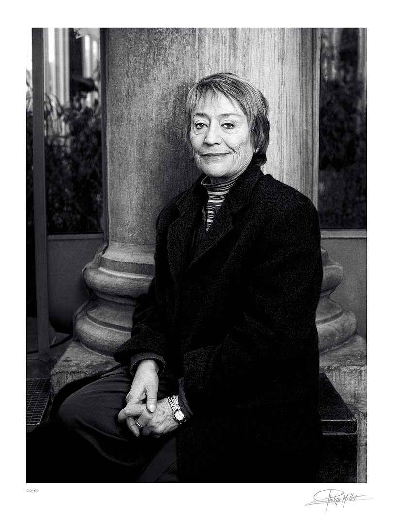 annie girardot portrait numero 7 tirage numerote signe 1 philippe millet 2000 dr