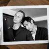 Portrait noir et blanc N°1 des acteurs Benoit Poelvoorde & Gérard Lanvin, photographié en mars 2002. Présentation du tirage 45x60cm en édition limitée, numérotée et signée.