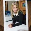 Portrait couleur N°7 de la réalisatrice et actrice Mélanie Laurent, photographié en octobre 2011. Présentation du tirage 45x60cm en édition limitée, numérotée et signée.