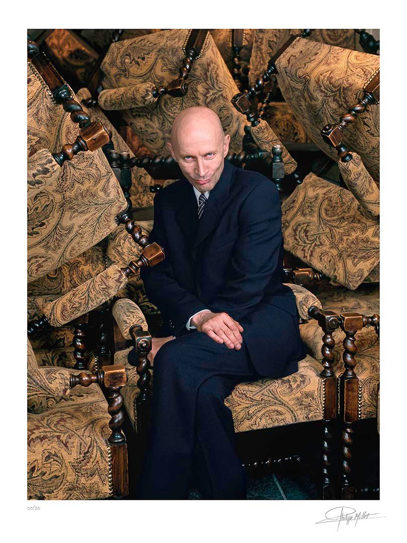 richard o brien portrait couleur numero 1 tirage numerote signe 1 philippe millet 1999 dr
