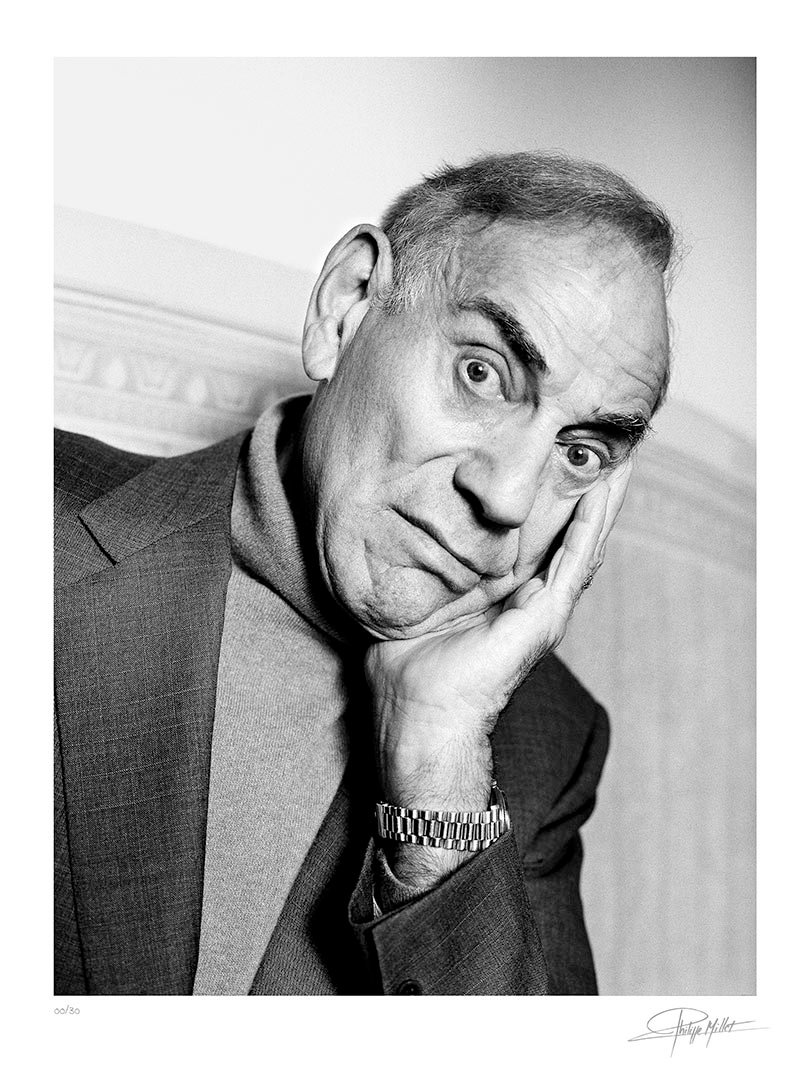 herschell gordon lewis portrait noir et blanc numero 8 tirage numerote signe 1 philippe millet 2001 dr