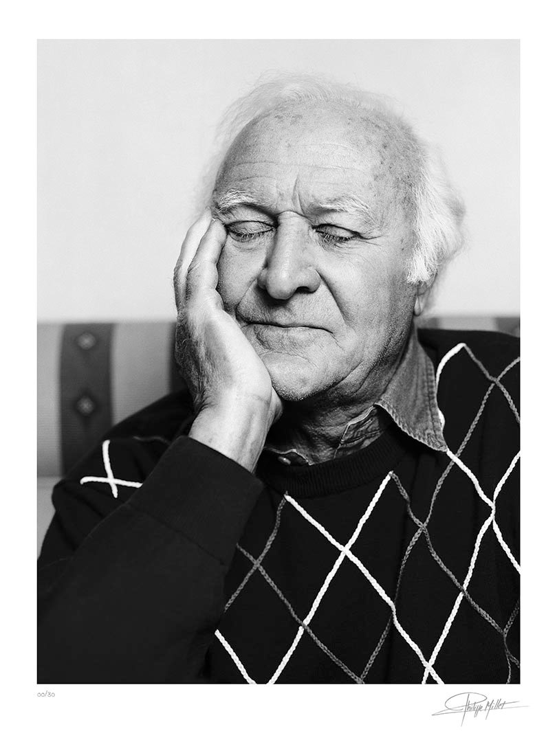 robert loggia portrait noir et blanc numero 3 tirage numerote signe 1 philippe millet 2001 dr
