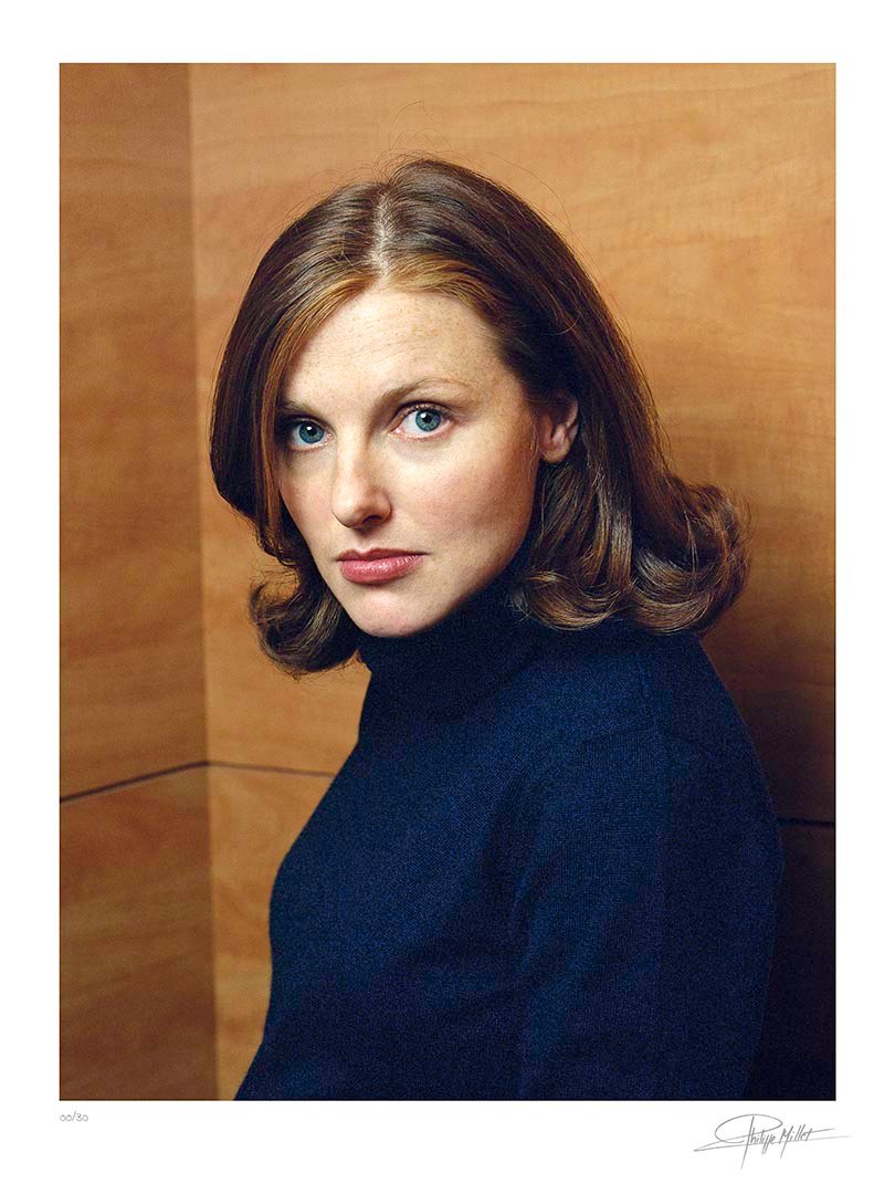 sophie charlotte husson portrait couleur numero 9 tirage numerote signe 1 philippe millet 2001 dr